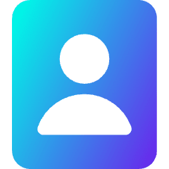 Portrait Setting Icon from Core Gradient Set