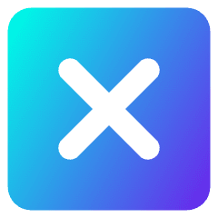 Delete Square Icon from Core Gradient Set