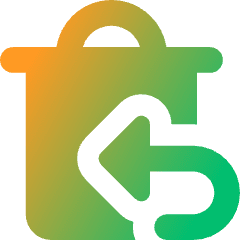 Empty Recycle Bin 1 Icon from Core Gradient Set