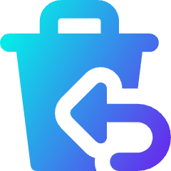 Empty Recycle Bin 2 Icon from Core Gradient Set