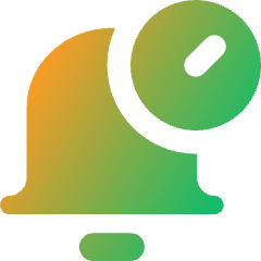 Bell Set Timer Icon from Core Gradient Set
