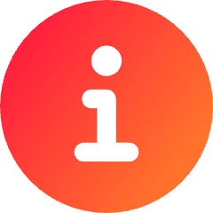 Information Circle Icon from Core Gradient Set
