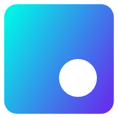 Align Bottom Right Circle Icon from Core Gradient Set