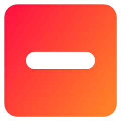 Align Center Horizontal Square Icon from Core Gradient Set
