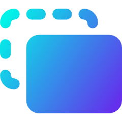 Align Front 2 Icon from Core Gradient Set