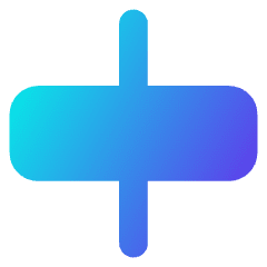 Align Horizontal Center 2 Icon from Core Gradient Set
