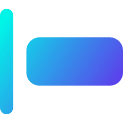 Align Left 2 Icon from Core Gradient Set