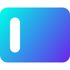 Align Left Horizontal Icon from Core Gradient Set