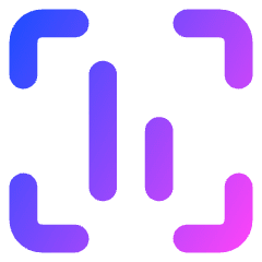 Align Object Frame Bottom Icon from Core Gradient Set