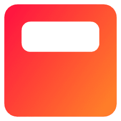 Align Object Top Icon from Core Gradient Set
