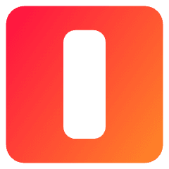 Align Object Vertical Icon from Core Gradient Set