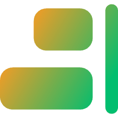 Align Right 1 Icon from Core Gradient Set