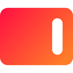 Align Right Horizontal Icon from Core Gradient Set