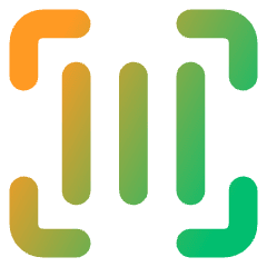 Align Three Vertical Frame Icon from Core Gradient Set