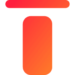 Align Top 2 Icon from Core Gradient Set