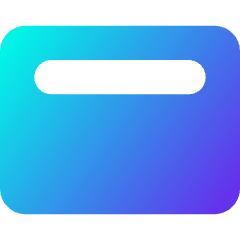 Align Top Horizontal Icon from Core Gradient Set