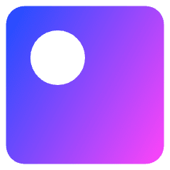 Align Top Left Circle Icon from Core Gradient Set