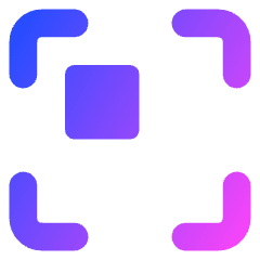 Align Top Left Frame Square Icon from Core Gradient Set
