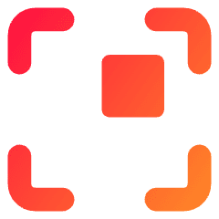 Align Top Right Frame Square Icon from Core Gradient Set