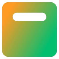Align Top Square Icon from Core Gradient Set