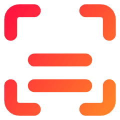 Align Two Bottom Frame Icon from Core Gradient Set