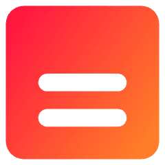 Align Two Bottom Square Icon from Core Gradient Set