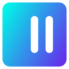 Align Two Right Square Icon from Core Gradient Set