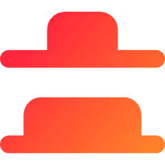 Distribute Bottom Icon from Core Gradient Set