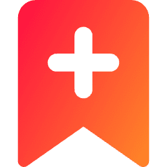 Add Bookmark Icon from Core Gradient Set