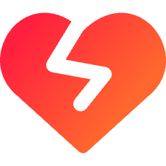 Broken Heart Icon from Core Gradient Set