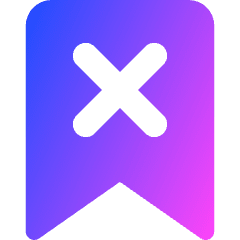 Delete Bookmark Icon from Core Gradient Set