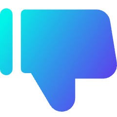 Dislike 2 Icon from Core Gradient Set