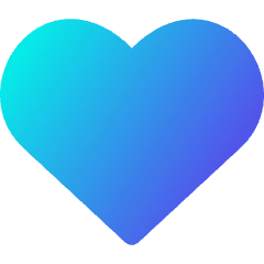 Heart Icon from Core Gradient Set