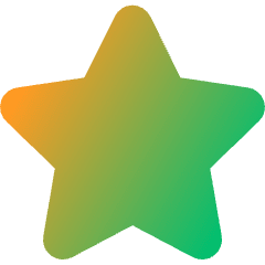 Star 1 Icon from Core Gradient Set