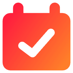 Calendar Check Icon from Core Gradient Set