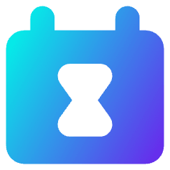 Calendar Deadline Icon from Core Gradient Set