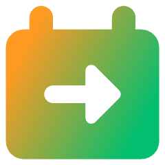 Calendar Jump To Date Icon from Core Gradient Set