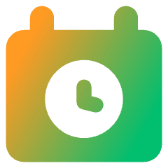 Calendar Schedule Icon from Core Gradient Set