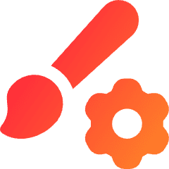 Brush Setting Gear Icon from Core Gradient Set