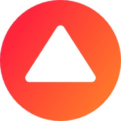 Color Triangle Icon from Core Gradient Set
