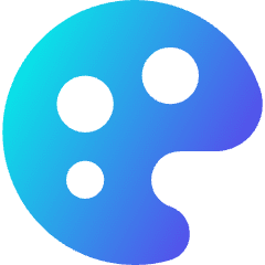 Paint Palette Icon from Core Gradient Set