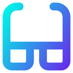 Glasses Icon from Core Gradient Set