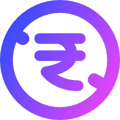 Non Commercial Rupee Icon from Core Gradient Set
