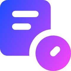 Search History Icon from Core Gradient Set