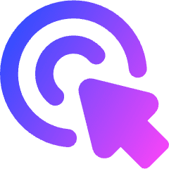 Arrow Cursor Click 2 Icon from Core Gradient Set