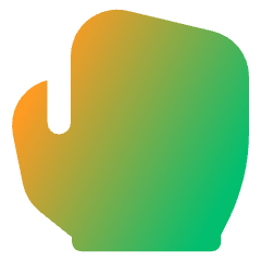 Hand Grab Icon from Core Gradient Set