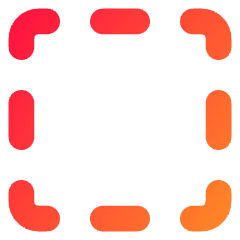 Select Square Area 1 Icon from Core Gradient Set
