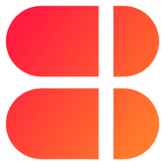 Dashboard Horizontal Pills Split Right Icon from Core Gradient Set