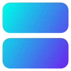 Dashboard Horizontal Rectangle Icon from Core Gradient Set