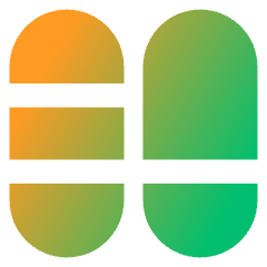 Dashboard Vertical Pills Split 3 Icon from Core Gradient Set